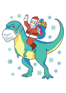 SANTA DINOSAUR