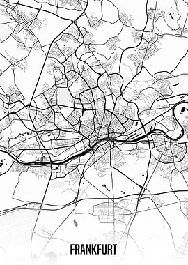Frankfurt map