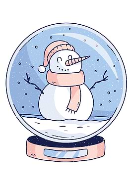SNOWGLOBE SNOWMAN