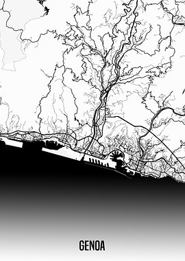 Genoa map