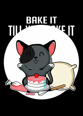 Cat Make Bake Chef or Bake