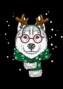 happy christmas Dogs