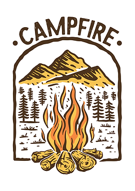 Campfire outdoor Hiking