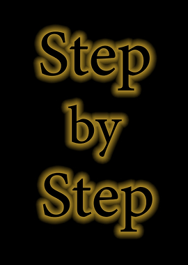step by step