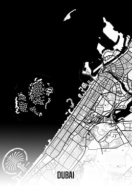 Dubai map
