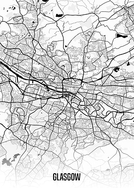 Glasgow map