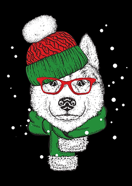 happy christmas Dogs