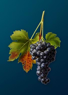 Vintage Raisin Grape Fruit