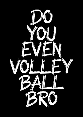 do you even volleyball bro