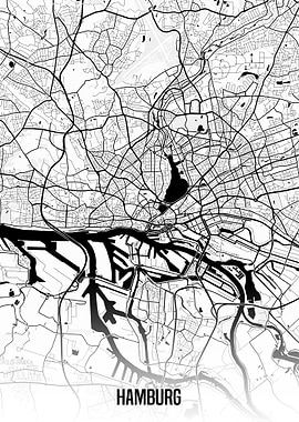 Hamburg map