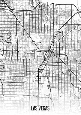 Las Vegas map