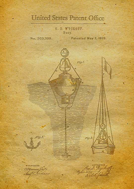 22 Nautical Buoy Patent P