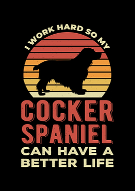 Funny Cocker Spaniel