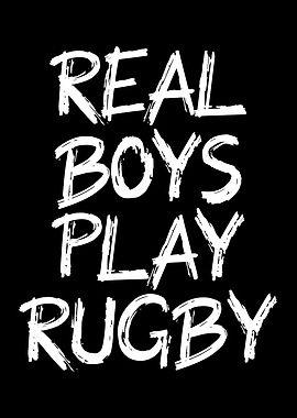 real Boys play rugby