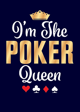 The Poker Queen Funny Gift