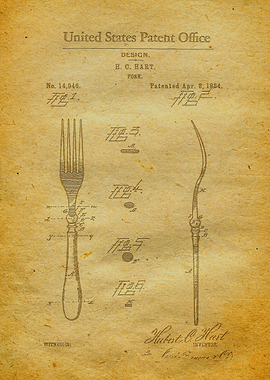 25 1884 Fork Patent