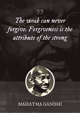 The weak can never forgive