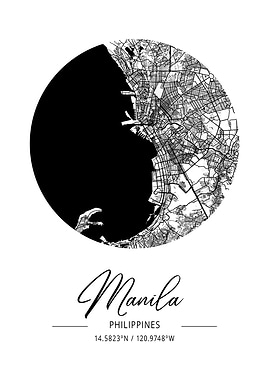 Manila Area City Map