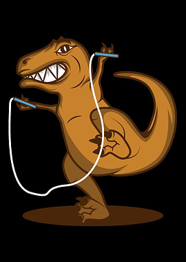 T Rex Rope Funny Dinosaur