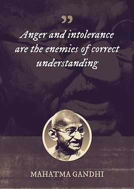 Anger and intolerance are