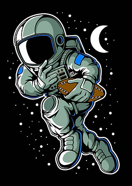 Astronaut NFL Football