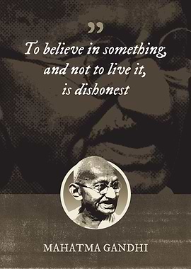 To believe in something