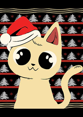 Sweet Christmas Kitten