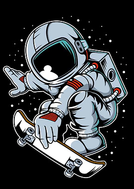 Astronaut Skateboard