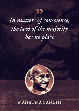 In matters of conscience