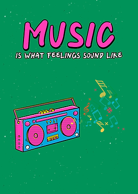 Retro Music Wall Art