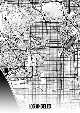 Los Angeles map