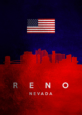 Reno Nevada Skyline