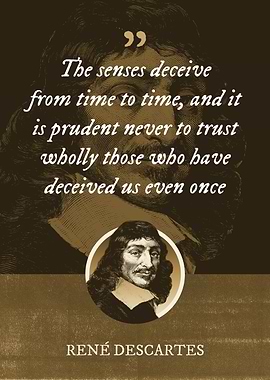 The senses deceive from