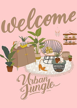 Welcome Urban Jungle Cat