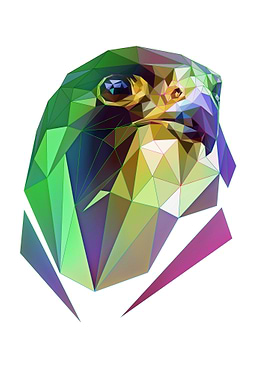 falcon on modern art