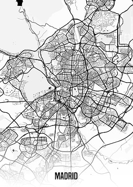 Madrid map
