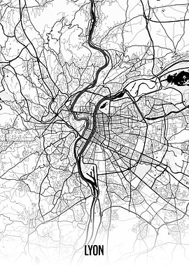 Lyon map