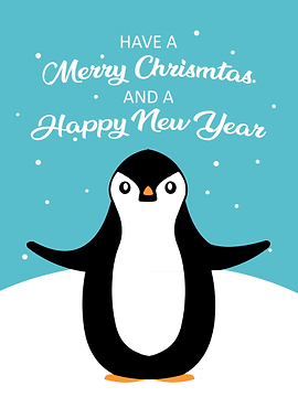 Merry Christmas Penguin