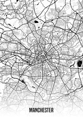 Manchester map