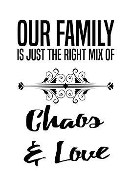 Chaos And Love Wall Art