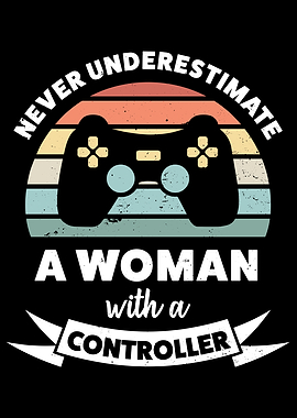 Woman with a Controller