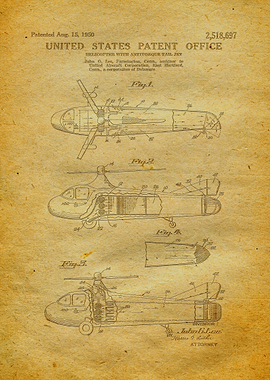 33 1950 Helicopter Patent