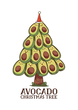 AVOCADO CHRISTMAS TREE