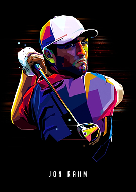 Jon Rahm PopArt