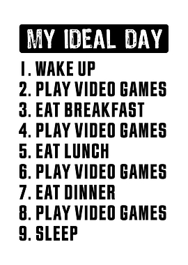 Funny Gaming all day Gamer