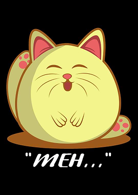 Cat Meh Butt Cat Person Gi