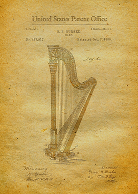 40 Harp Patent 1890