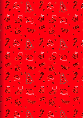 DarkRed Christmas Elements