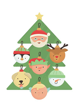 CHRISTMAS TREE CHARACTERS