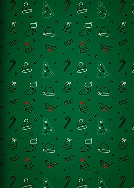 Green Christmas Ellements